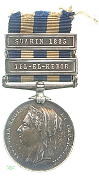 Egyptian Medal, 1882
