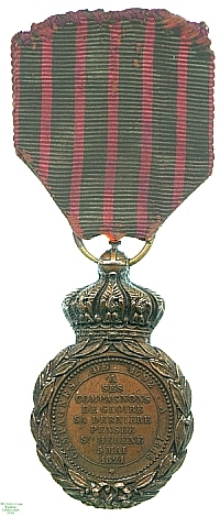 Medal for Napoleon's Veterans, 1857