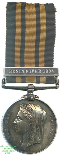 East and West Africa Medal, 1894